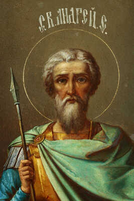 Икона «Святой Андрей Воин»  Россия